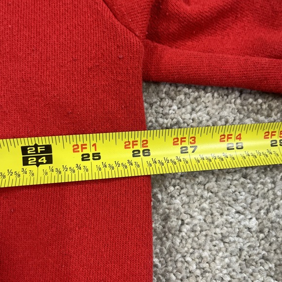 VTG Majestic Sacramento Kings NBA Sweatshirt XXL Red Gold Turtleneck 90s USA - Picture 7 of 8